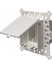 Arlington DBVM2WGC - Two-Gang Low Profile InBox - 2-Gang - Vertical Mount - Weatherproof Cover - White